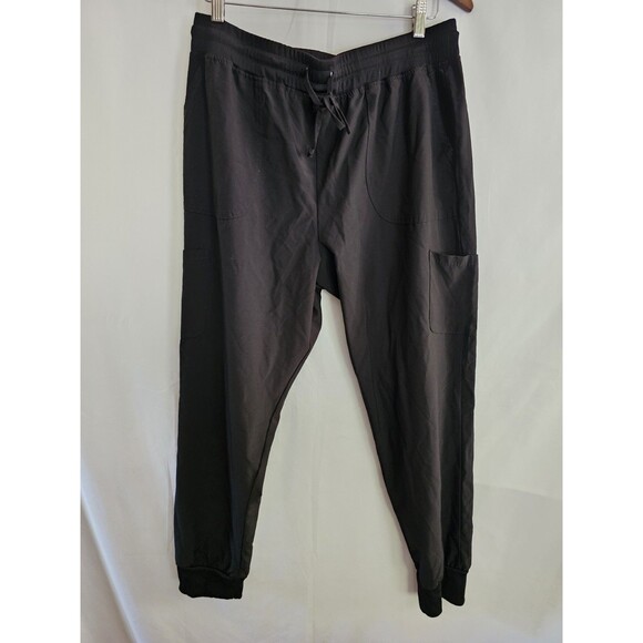 ScrubAid Performance Scrub Pants Black Jogger Style Women’s Size XL - Picture 1 of 7